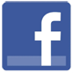facebook symbol blau