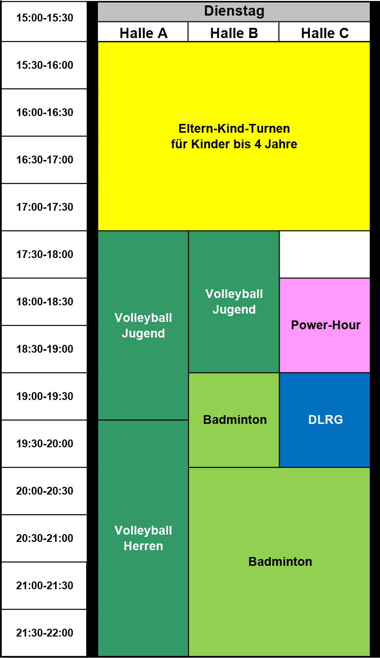 halle 22 23 dienstag