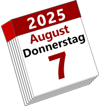 kalenderblatt 2025 donnerstag