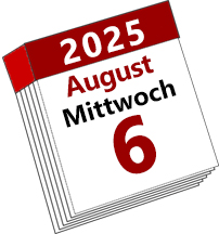 kalenderblatt 2025 mittwoch